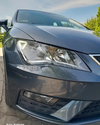 Seat Leon cena 54900 przebieg: 123000, rok produkcji 2019 z Pieniężno małe 596